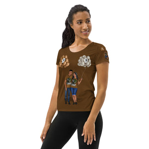 Birthday Virgo All-Over Print Women's Athletic T-shirt