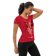 Load image into Gallery viewer, Aries (G2) All-Over Print Women&#39;s Athletic T-shirt
