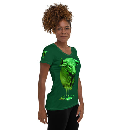 Taurus (G2) All-Over Print Women's Athletic T-shirt