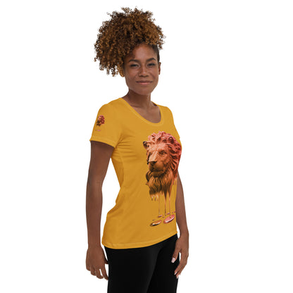 Leo (G2) All-Over Print Women's Athletic T-shirt