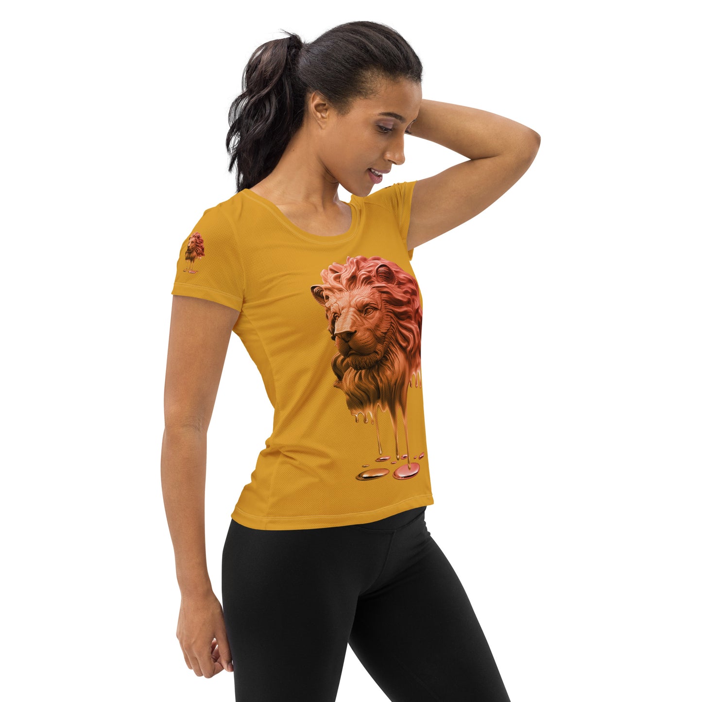 Leo (G2) All-Over Print Women's Athletic T-shirt