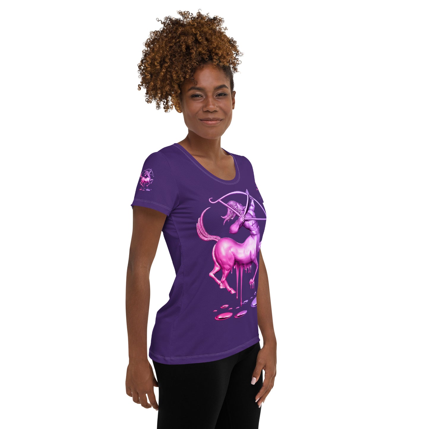 Sagittarius (G2) All-Over Print Women's Athletic T-shirt