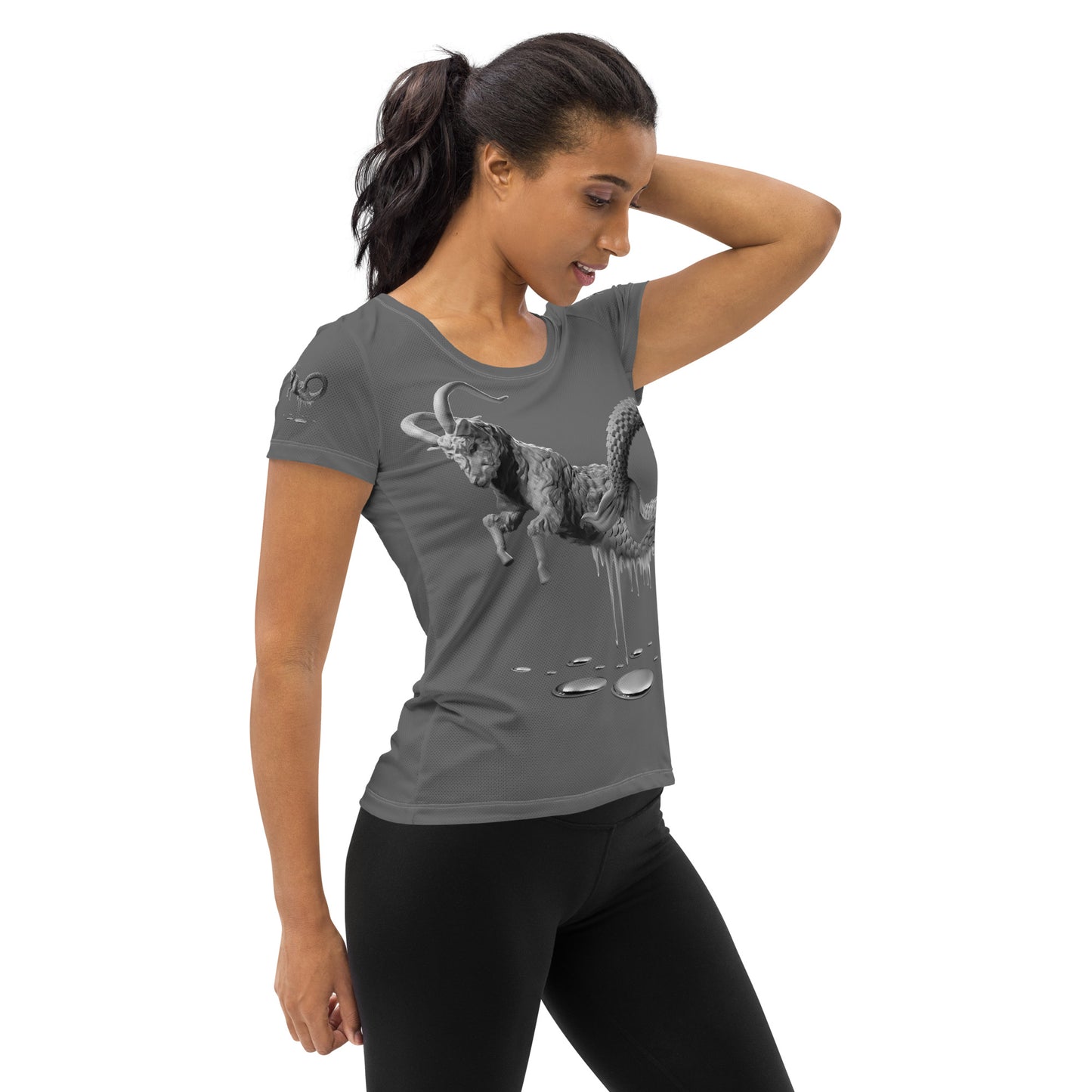 Capricorn (G2) All-Over Print Women's Athletic T-shirt