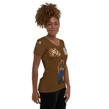 Load image into Gallery viewer, Birthday Virgo All-Over Print Women&#39;s Athletic T-shirt
