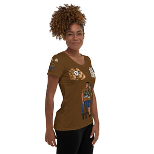 Birthday Virgo All-Over Print Women's Athletic T-shirt