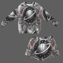 Load image into Gallery viewer, Design 228615761 Cancer  Long Sleeve Fleece Sweatshirt &amp; Drawstring Shorts Set
