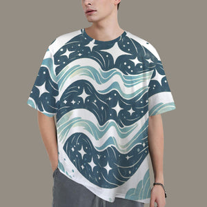 Aquarius Round Neck Loose T-Shirt