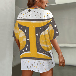 Gemini Round Neck Loose T-Shirt