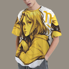 Load image into Gallery viewer, Gemini Round Neck Loose T-Shirt (Rough Sketch) 2
