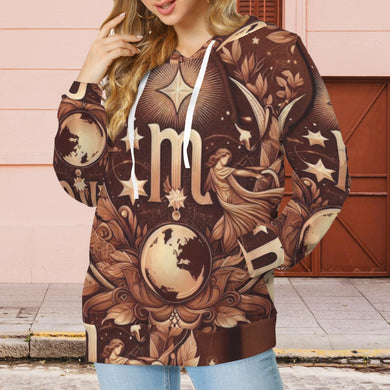Designer (25) Virgo Women's Drawstring Pocket Hoodie
