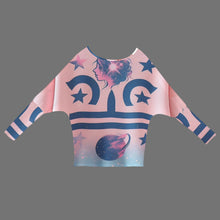 Load image into Gallery viewer, Designer (31) Libra Casual Long Batwing Sleeve Off Shoulder Sweater
