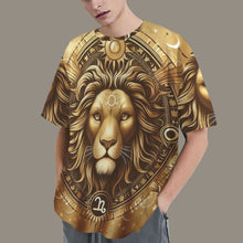 Load image into Gallery viewer, Leo Round Neck Loose T-Shirt
