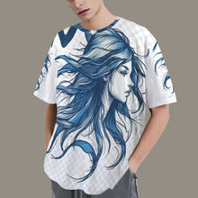 Load image into Gallery viewer, Aquarius Round Neck Loose T-Shirt (Rough Sketch) 2
