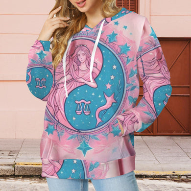 Designer (12) Libra Women's Drawstring Pocket Hoodie
