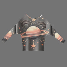 Load image into Gallery viewer, Designer (22) Capricorn Casual Long Batwing Sleeve Off Shoulder Sweater

