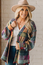 Load image into Gallery viewer, Multicolor Brushed Checked Western Buttoned Jacket
