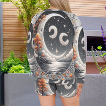 Load image into Gallery viewer, Design 290915291 Cancer  Long Sleeve Fleece Sweatshirt &amp; Drawstring Shorts Set
