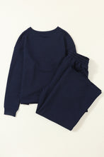 Load image into Gallery viewer, Khaki Ultra Loose Textured 2pcs Slouchy Outfit
