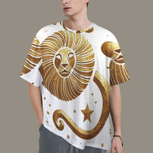 Load image into Gallery viewer, Leo Round Neck Loose T-Shirt
