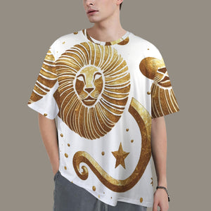 Leo Round Neck Loose T-Shirt