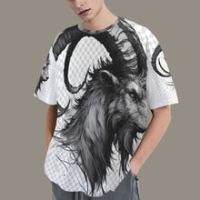 Load image into Gallery viewer, Capricorn Round Neck Loose T-Shirt (Rough Sketch) 2
