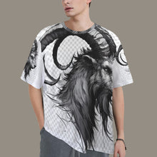 Load image into Gallery viewer, Capricorn Round Neck Loose T-Shirt (Rough Sketch) 2
