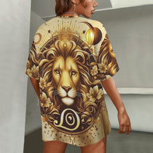 Load image into Gallery viewer, Leo Round Neck Loose T-Shirt
