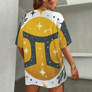 Gemini Round Neck Loose T-Shirt