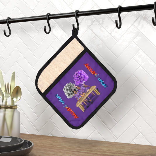 Sagittarius Birthday Pot Holder with Pocket