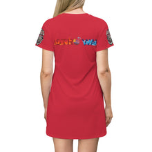 Load image into Gallery viewer, Aries All Over Print T-Shirt Dress
