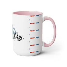 Load image into Gallery viewer, Father&#39;s Day (2) Two-Tone Coffee Mugs, 15oz
