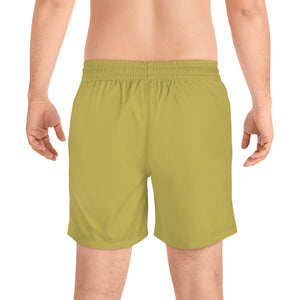 Leo Men's Birthday Mid-Length Swim Shorts (AOP)