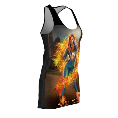 Women's Leo Cut & Sew Racerback Dress