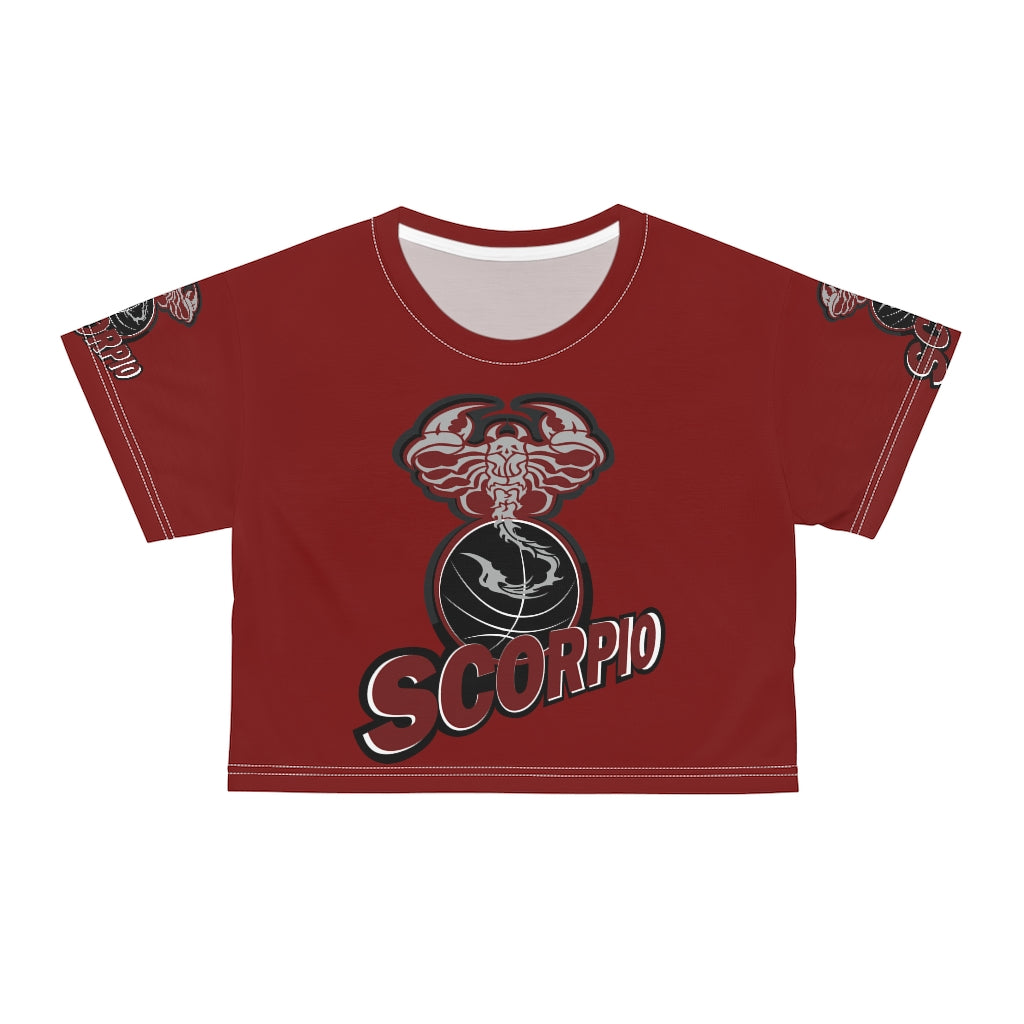 Scorpio AOP Crop Tee