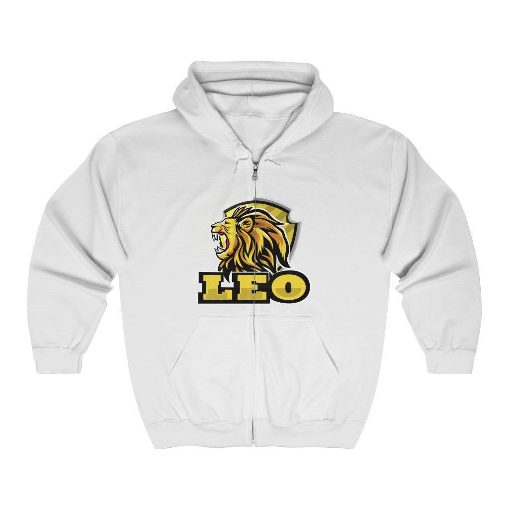 Leo Unisex Heavy Blend™ Full Zip Hooded Sweatshirt