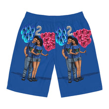 Load image into Gallery viewer, Aquarius Birthday Men&#39;s Board Shorts (AOP)
