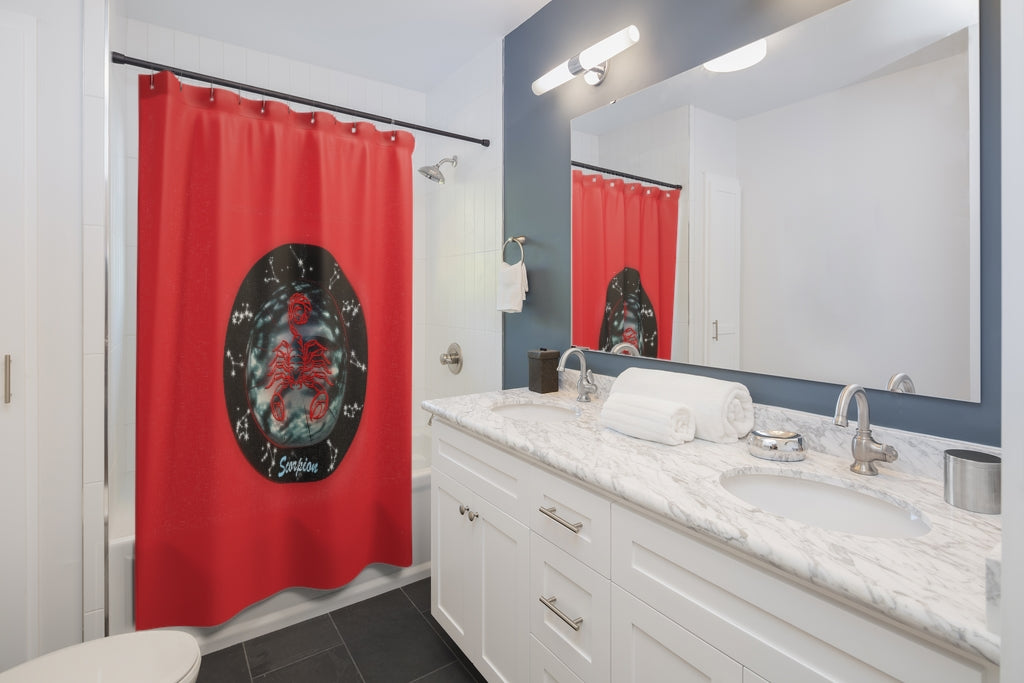 Scorpio Shower Curtains