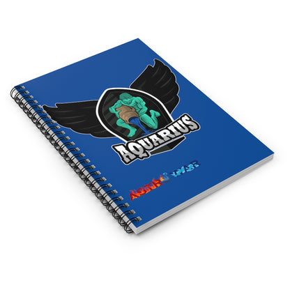 Aquarius Spiral Notebook - Ruled Line