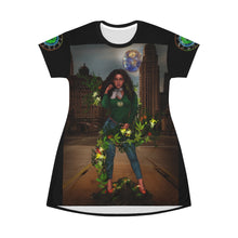 Load image into Gallery viewer, Virgo All Over Print T-Shirt Dress
