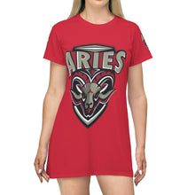 Load image into Gallery viewer, Aries All Over Print T-Shirt Dress
