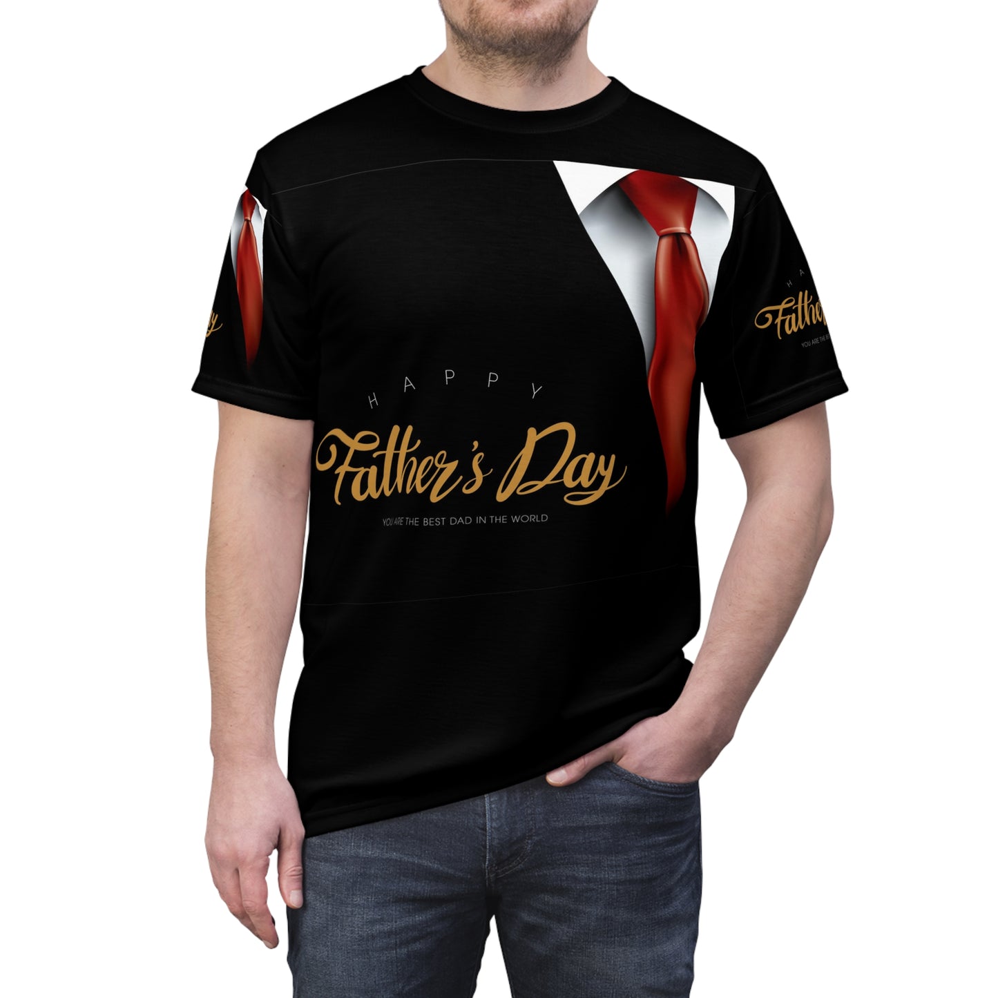 Father's Day (2) Unisex Cut & Sew Tee (AOP)