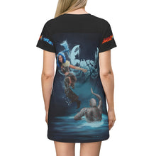 Load image into Gallery viewer, Scorpio/Virus All Over Print T-Shirt Dress
