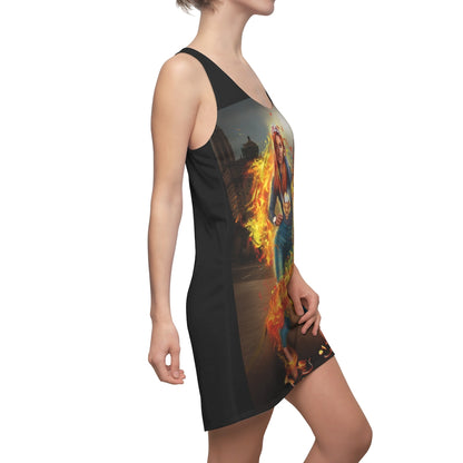 Women's Leo Cut & Sew Racerback Dress