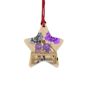 Sagittarius Birthday Wooden Christmas Ornaments