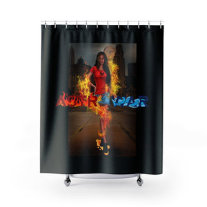 Aries Woman Shower Curtains