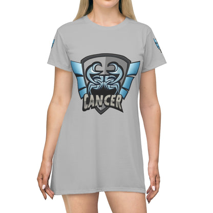 Cancer All Over Print T-Shirt Dress