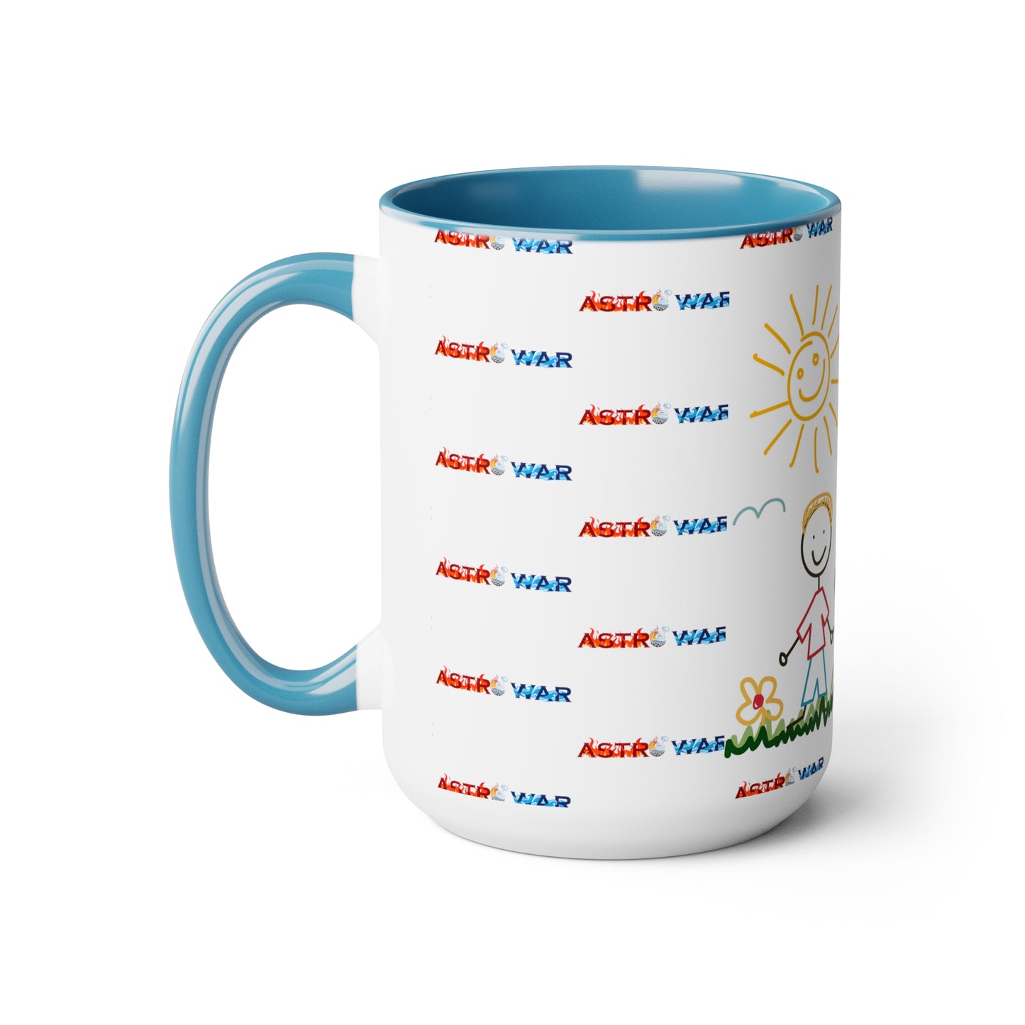 Father's Day Two-Tone Coffee Mugs, 15oz