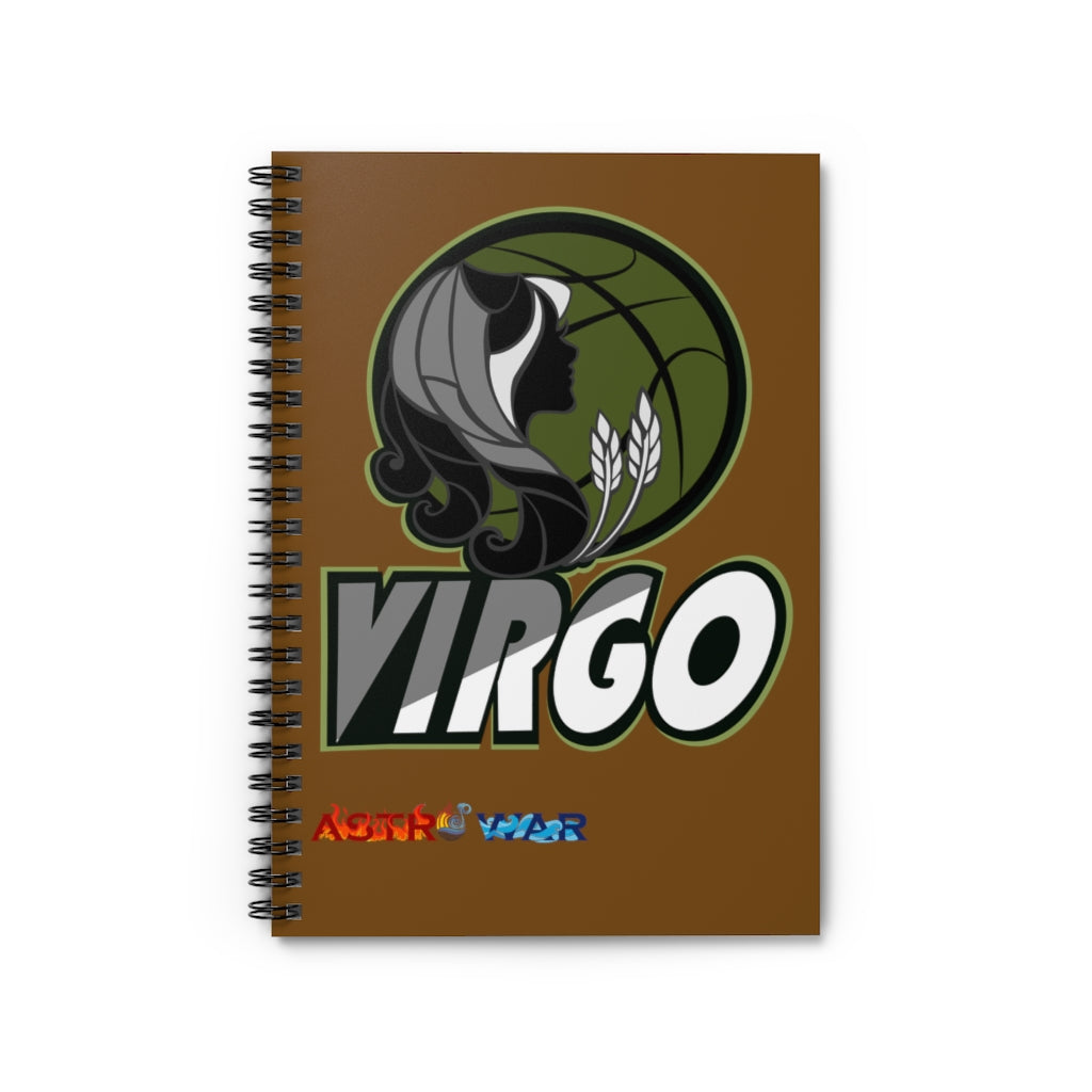 Virgo Spiral Notebook - Ruled Line