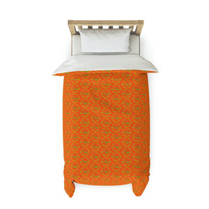 Pisces-Orange Duvet Cover