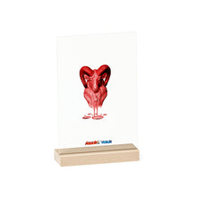 Load image into Gallery viewer, Aries (G2) Acrylic Sign with Wooden Stand
